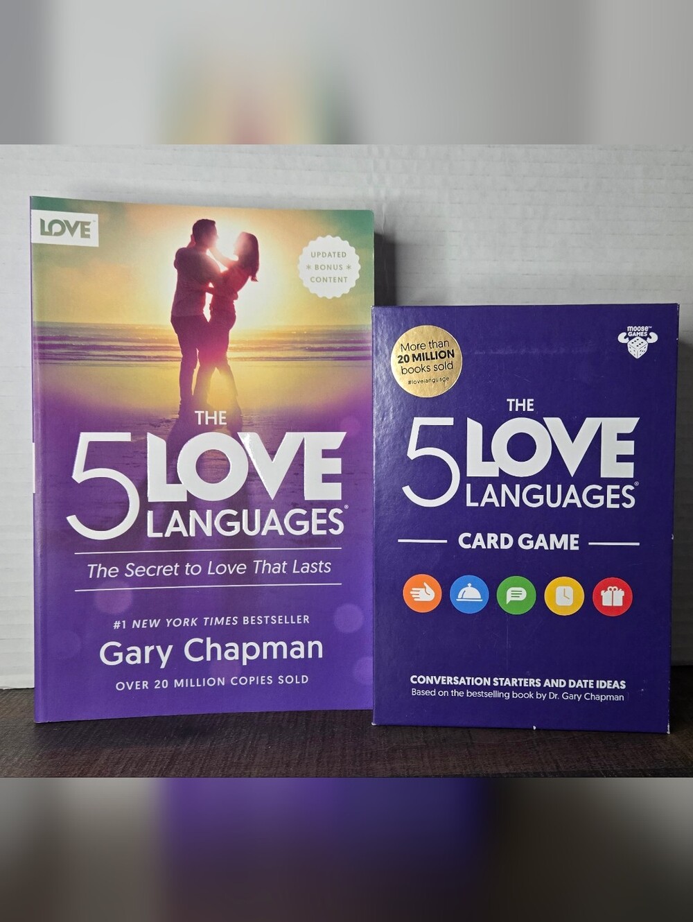 The 5 Love Languages Card Game - Conversation Starters & Date Ideas Plus Book